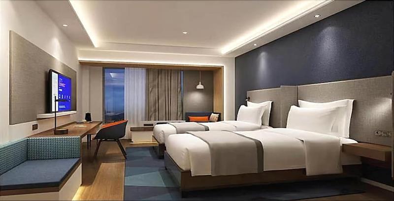 Holiday Inn Express Qingdao Chengyang Central By Ihg Buitenkant foto
