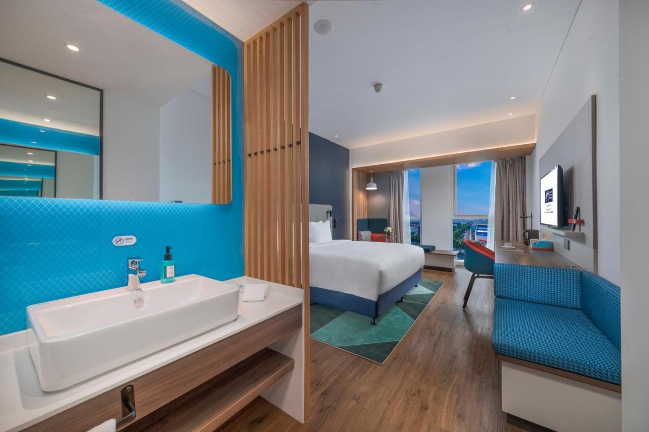 Holiday Inn Express Qingdao Chengyang Central By Ihg Buitenkant foto