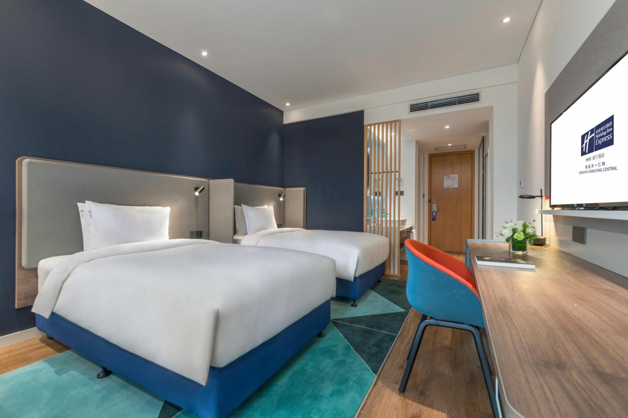 Holiday Inn Express Qingdao Chengyang Central By Ihg Buitenkant foto