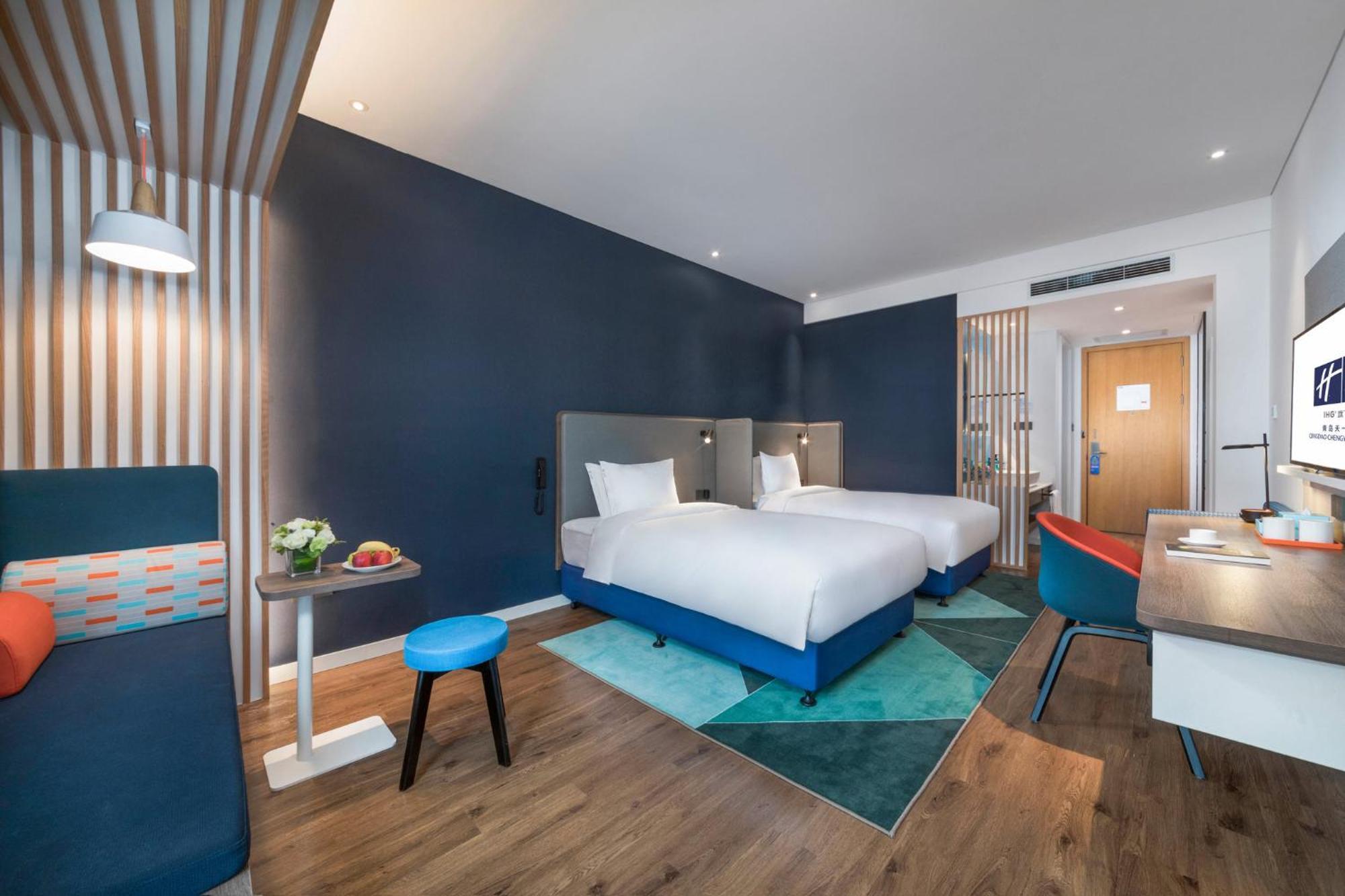 Holiday Inn Express Qingdao Chengyang Central By Ihg Buitenkant foto